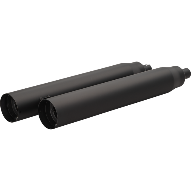 KHROME WERKS 4-1/2" WAR HAMMER MUFFLERS BLACK 202235