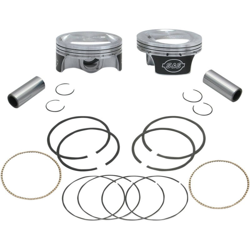 S&S CYCLE 103" POP UP .005" PISTON KIT 07-17 B/T EXC MIL 8 106-0433