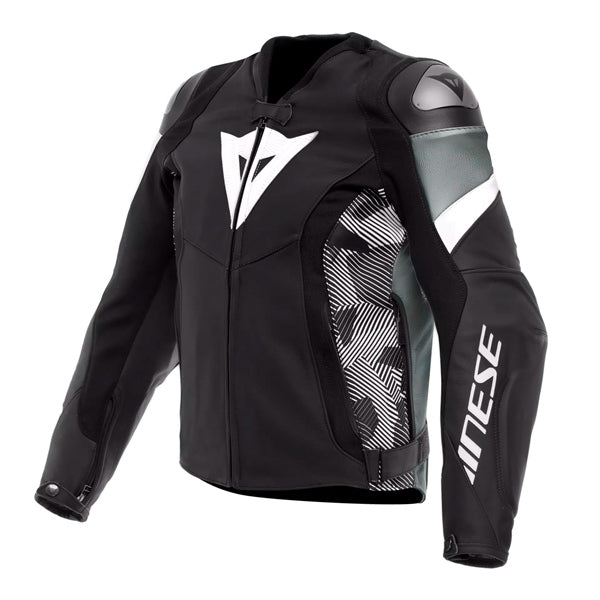 DAINESE JACKET AVRO 5 MEN BK/WH/ANTH 52 2015300001-F13-52