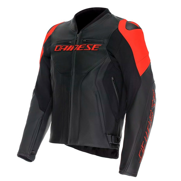 DAINESE JACKET RACING 5 MEN BK/FLUO RD 48 2015300110-P75-48