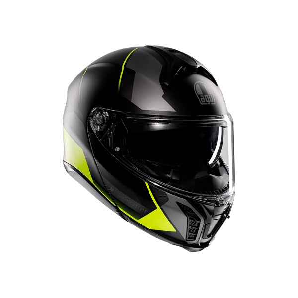 AGV HELM T-MODULAR PERCEP MAT BK/FLUO YE 2XL 211251E2OY-102-XXL