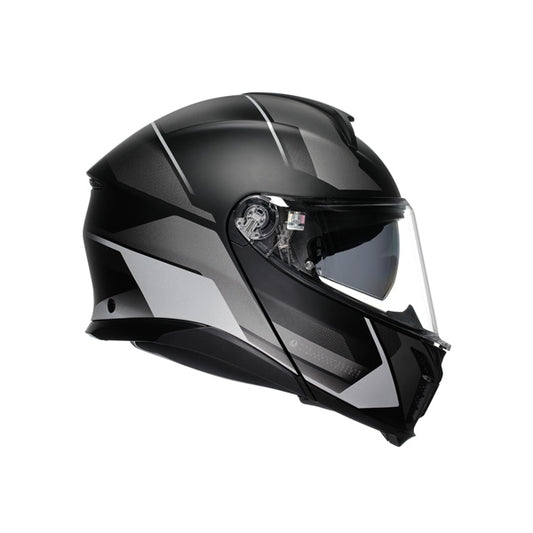 AGV HELM T-MODULAR PERCEP MAT BK/SI L 211251E2OY-106-L