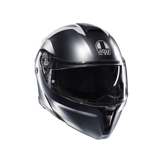 AGV HELM S-MODULAR RESIA MAT GY/SI/RD XL 2118296013-006-XL
