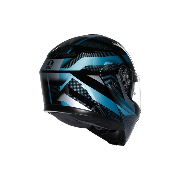 AGV HELM S-MODULAR LEDRO MAT BK/POWDER BL XS 2118296001-017-XS
