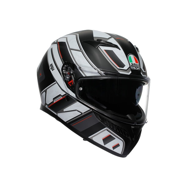 AGV HELM K3 RIVIA MAT BK/WH M 2118381001-019-M