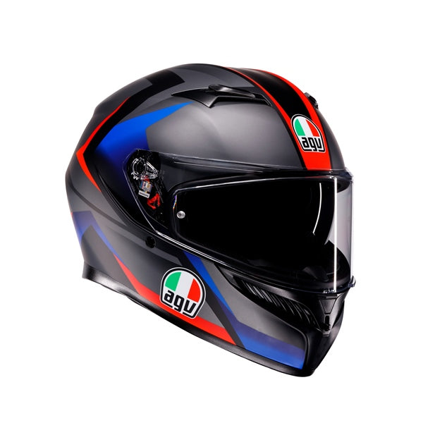 AGV HELM K3 STRIGA MAT BK/BL/RD L 2118381001-024-L