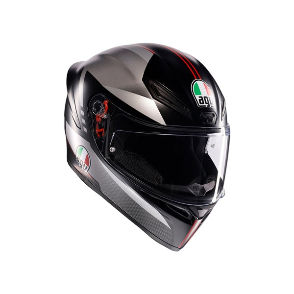 AGV HELM K1 S LAP MAT BK/GY/RD 2XL 2118394017-034-XXL