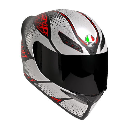 AGV HELM K1 S SPEEDARMOR MAT BK/GY/RD XL 2118394017-073-XL