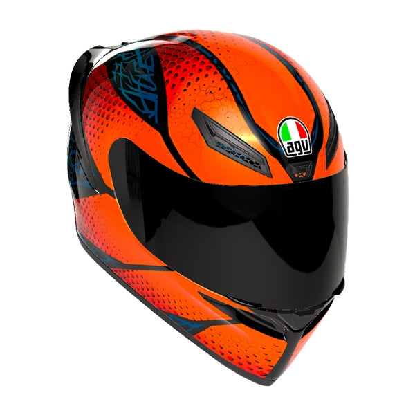 AGV HELM K1 S SPEEDARMOR BK/OG/BL XL 2118394017-074-XL