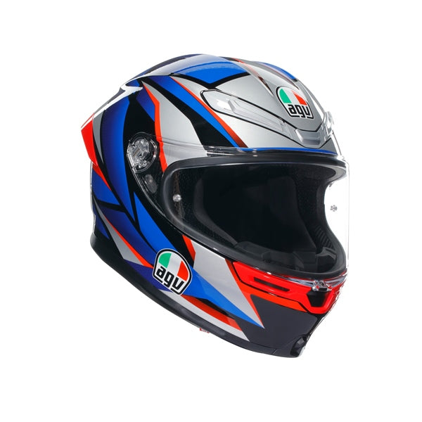 AGV HELM K6 S SLASHCUT BK/BL/RD S 2118395015-015-S