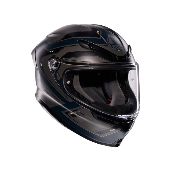 AGV HELM K6 S ENHANCE MAT GY/FLUO YE M 2118395015-022-M
