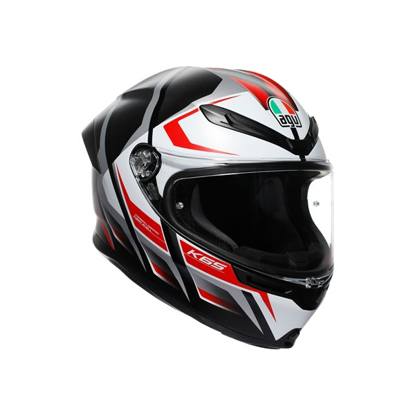 AGV HELM K6 S KARVE MAT BK/WH/RD XL 2118395015-025-XL