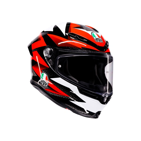 AGV HELM K6 S BRAVEN BK/RD/WH XS 2118395015-029-XS