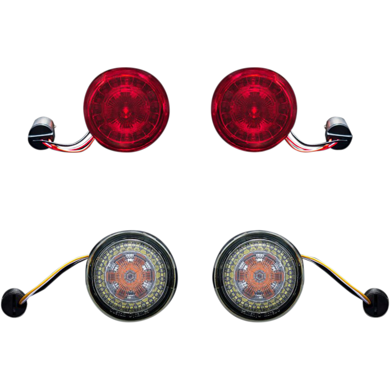 CUSTOM DYNAMICS 15-19 FLHT/11-17 FXS PROBEAM LED T/S KIT PB-BCM-KIT1