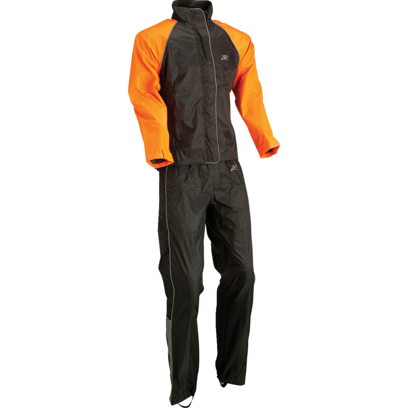 Z1R RAINSUIT WOM BK/OR XS 2853-0033