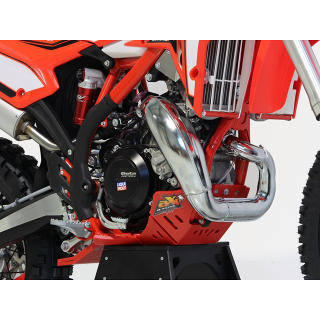 AXP RACING XTR SKIDPLATE 8MM BETA 250-300XTRAINER RED AX1682