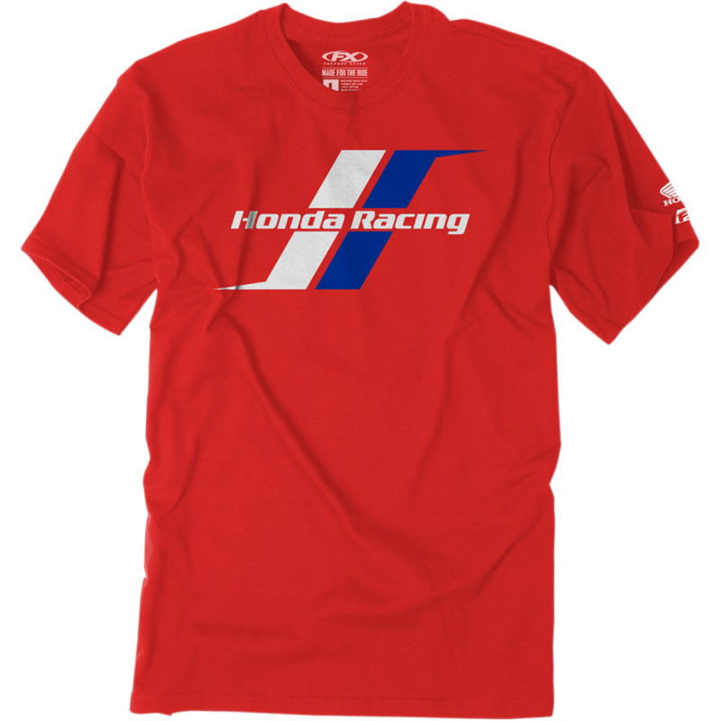 FACTORY EFFEX TEE HONDA STRIPES RED LG 22-87304