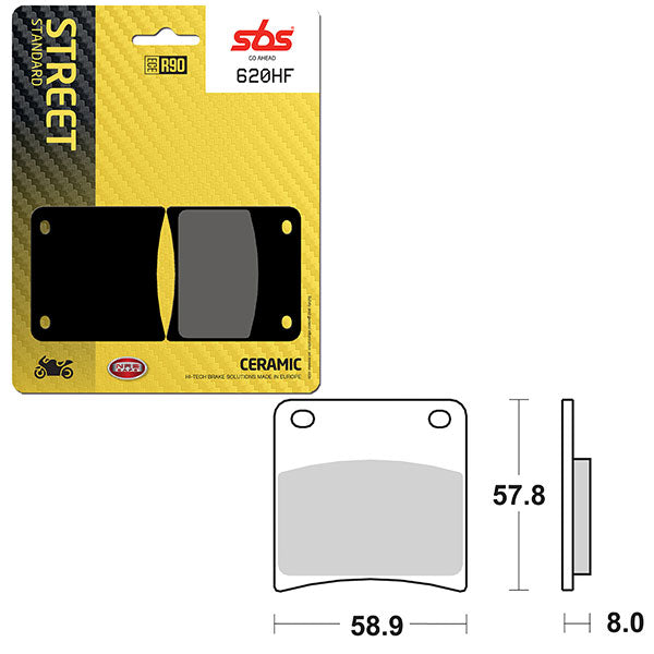 SBS ATV/UTV CERAMIC BRAKE PAD  6190620100