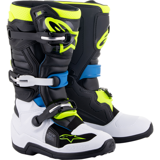 ALPINESTARS BOOT TECH 7S BK/BL/YL 8 2015017-1795-8