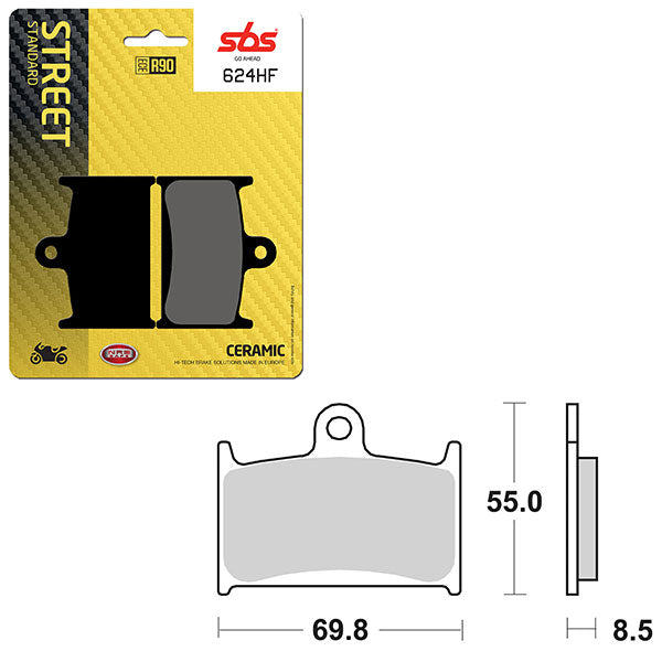 SBS ATV/UTV CERAMIC BRAKE PAD  6190624100