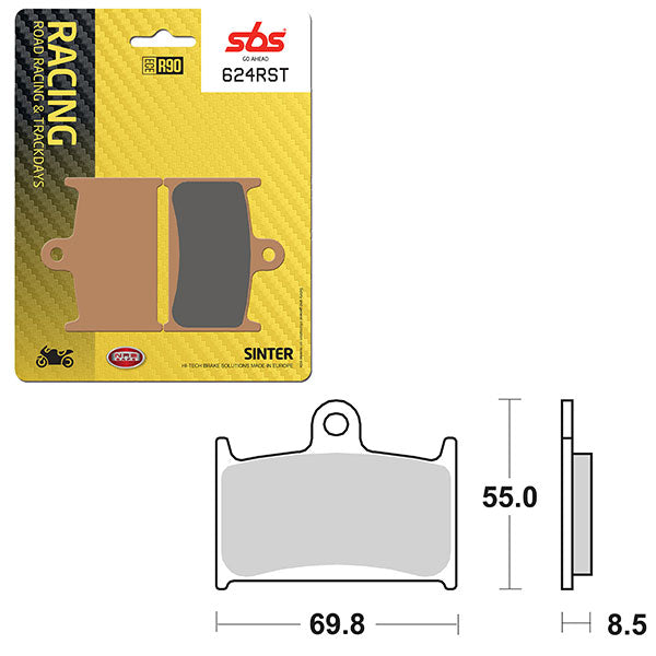 SBS ROAD RACING & TRACKDAYS SINTER BRAKE PAD  6470624100