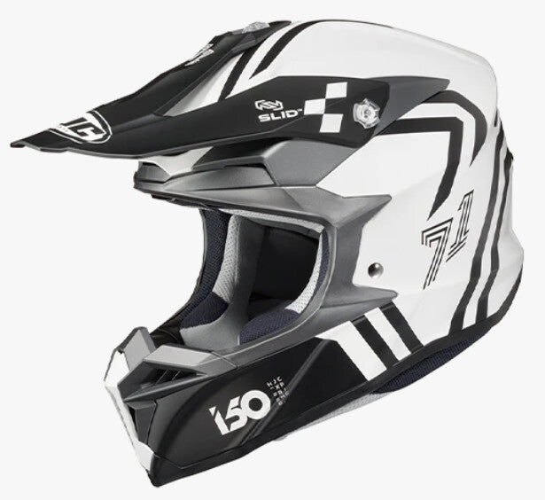 HJC I50 HEX SF WH/BK LG 0000369971