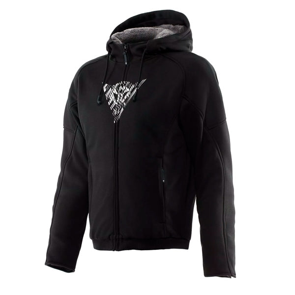 DAINESE HOODIE BOVISA MEN BK/WH 52 2017300021-622-52