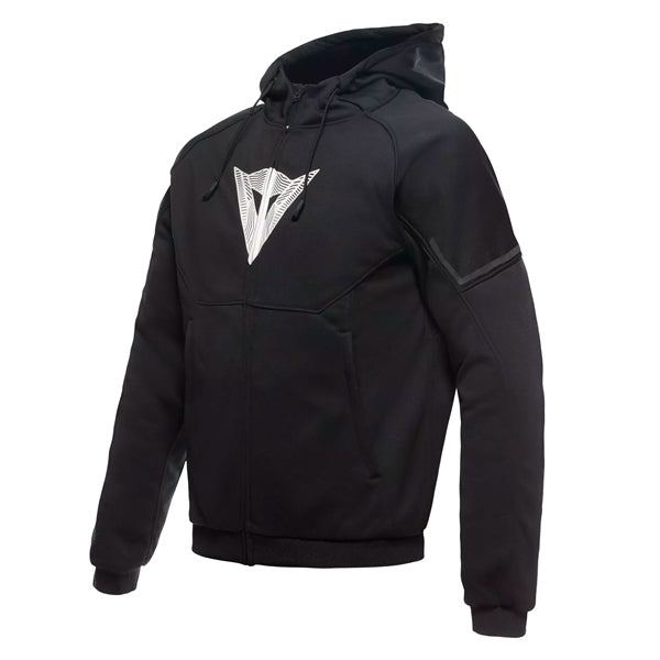 DAINESE HOODIE DAEMON-X MEN BK/WH 52 2017300077-948-52