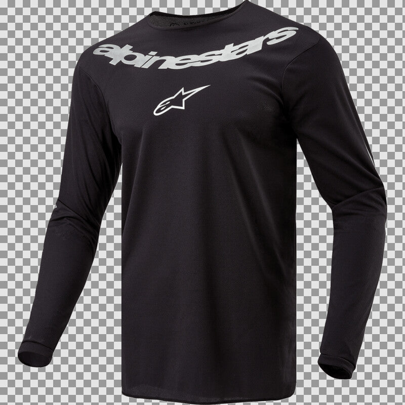 ALPINESTARS JERS F-GRAPH BLK/SILV 2X 3763824-119-2X