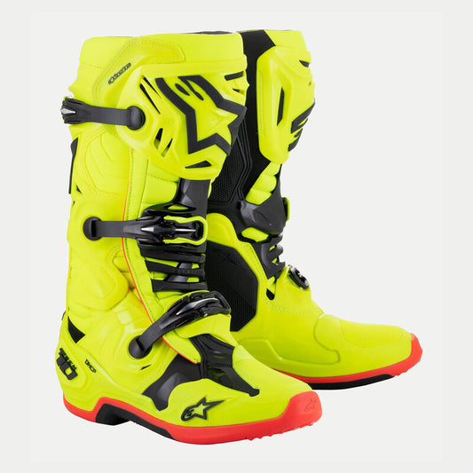 ALPINESTARS BOOT TECH 10 YLW/BK/RD 11 2010020-533-11