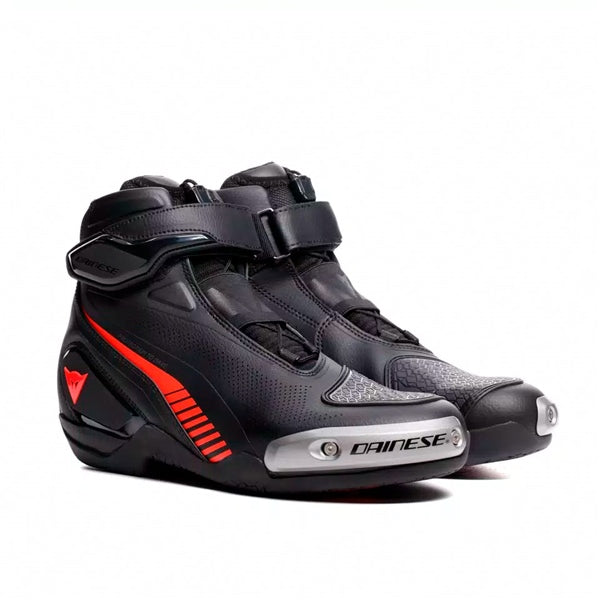 DAINESE SHOE SUPERYA MEN BK/FLUO RD 39 2017700023-628-39