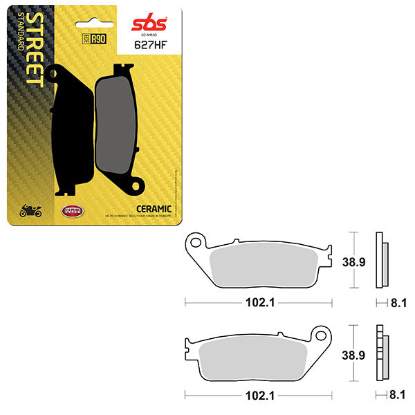 SBS ATV/UTV CERAMIC BRAKE PAD  6190627100