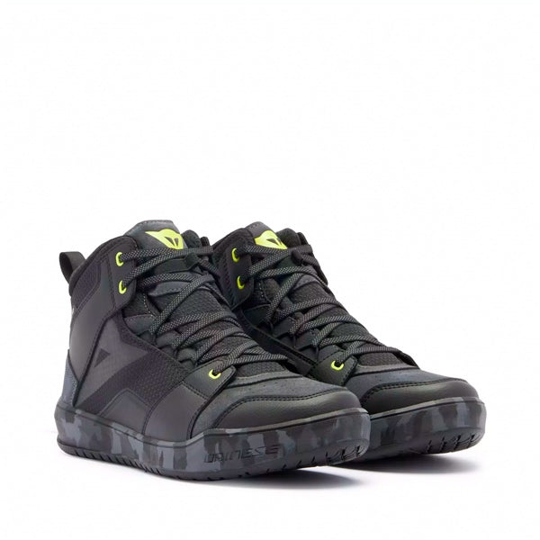 DAINESE SHOE SUBURB D-WP MEN BK/CAMO/ACI YE 45 2017700053-49J-45