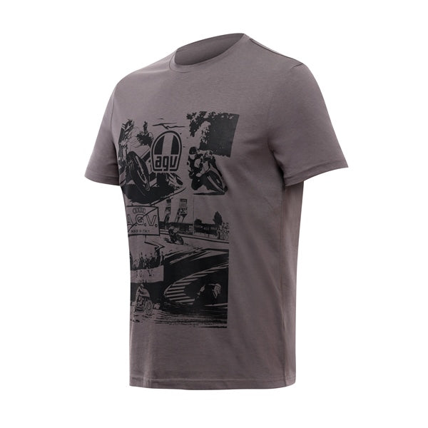 DAINESE T-SHIRT CLASSIC AGV MEN HISTORY M 2018900096-66S-M