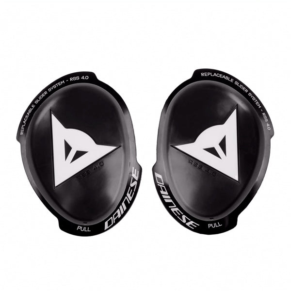 DAINESE KNEE SLIDER RSS 4.0 KIT BK/WH 201876220-622-N