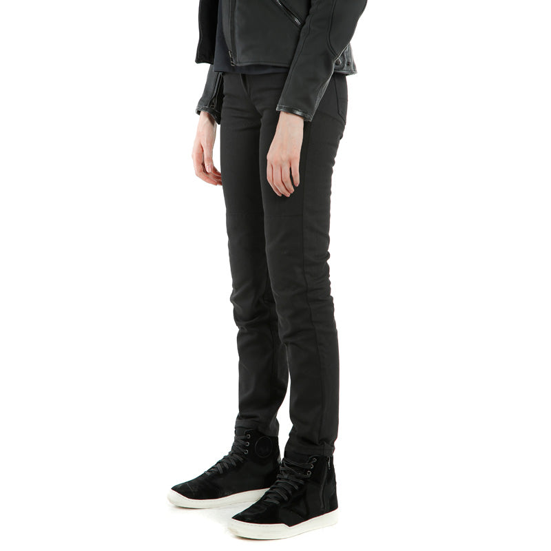 DAINESE CASUAL SLIM LADY TEX PANTS BLACK 2755157-001-29