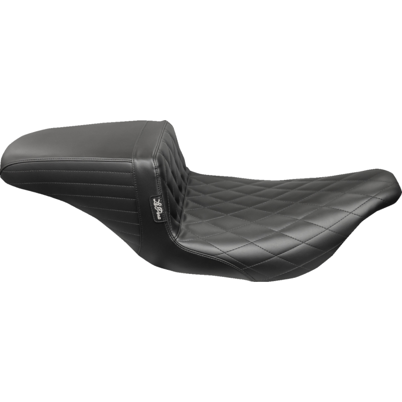 LE PERA KICKFLIP SEAT DIAMOND STITCH - BLACK - FL '97-'07 LH-597DM