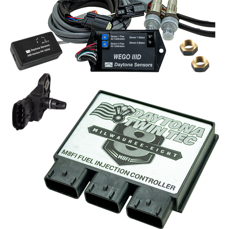 DAYTONA TWIN TEC LLC ECM M8FI KIT 18-20 SOFTAIL 2.5 TBAR 17812