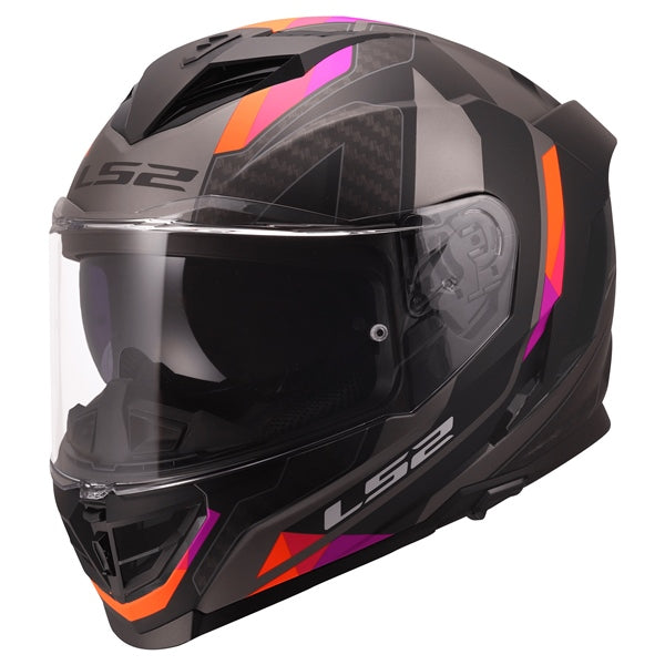 LS2 HELM STORM III SPORTY MAT GY/PR S LS2 818-0004