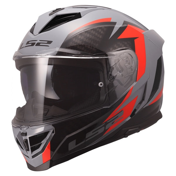 LS2 HELM STORM III DYNAMO GY/RD 2XL LS2 818-0024