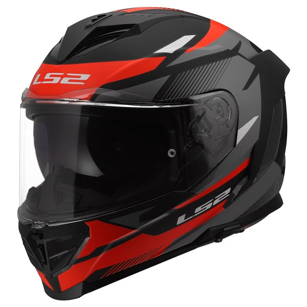 LS2 HELM STORM III KOMAI MAT BK/RD 2XL LS2 818-0064