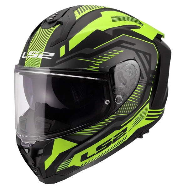 LS2 HELM CHALLENGER II DRAVIX MAT HVS YE 2XL 817-8525