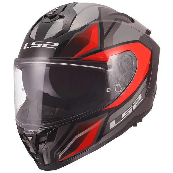 LS2 HELM CHALLENGER II VIPER GY/RD 2XL LS2 817-8975