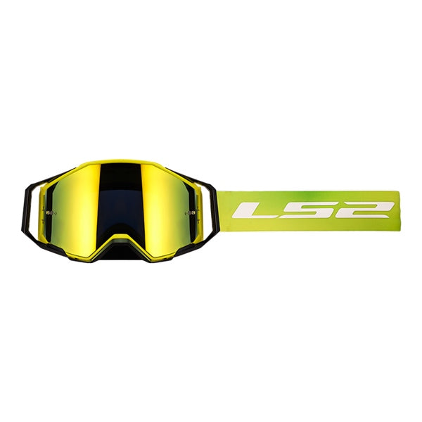 LS2 GOGG NETIC HVS YE W/IRIDIUM VISOR HVS YE 7203001054