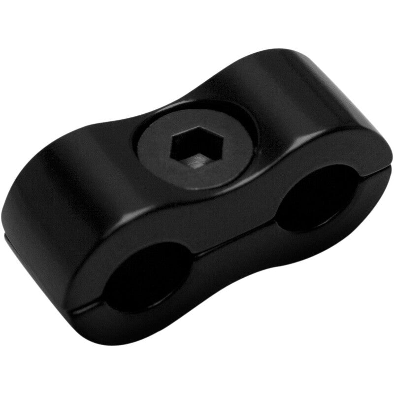MOTION PRO THROTTLE/IDLE CABLE CLAMP, BLACK 11-0094