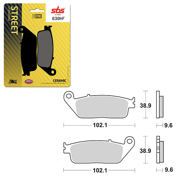 SBS ATV/UTV CERAMIC BRAKE PAD  6190630100