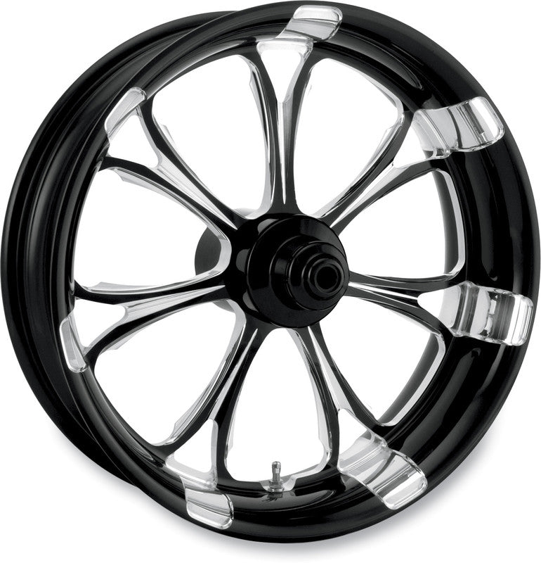 PERFORMANCE MACHINE PARAMOUNT - REAR - SINGLE DISC/WITH ABS - PLATINUM CUT 12697-814R-PAR-BMP
