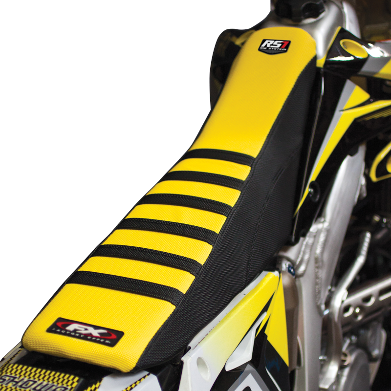 FACTORY EFFEX 08-17 RMZ450 RS1 COVER BLACK/YLW (15) 18-29424