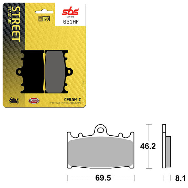 SBS ATV/UTV CERAMIC BRAKE PAD  6190631100