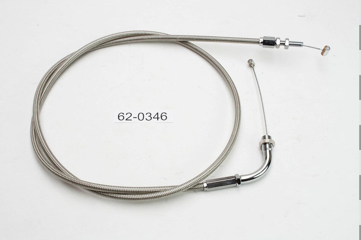 MOTION PRO THROTTLE CABLE CLEAR ARMOUR COATED 62-0346